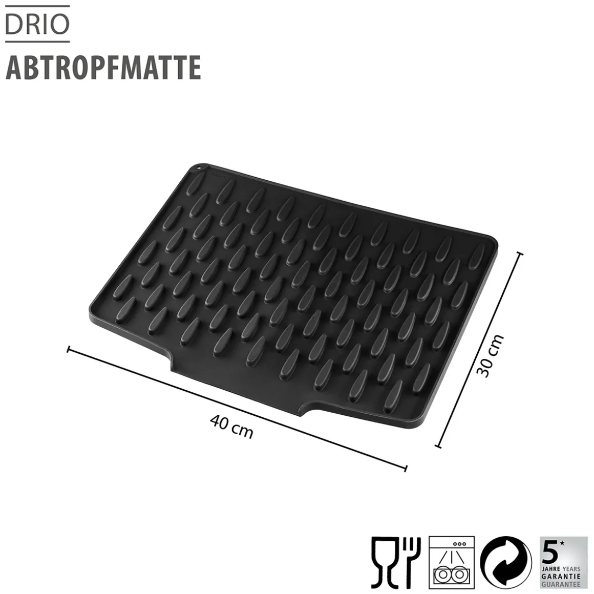 Abtropfmatte DRIO