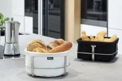 Brotkorb BRUNCH, rund, weiß