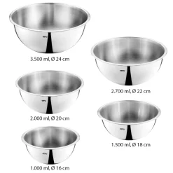 Edelstahlschüssel-Set, 5-teilig Schüssel-Set, 5-teilig