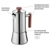 Espressokocher NANDO, 6 Tassen