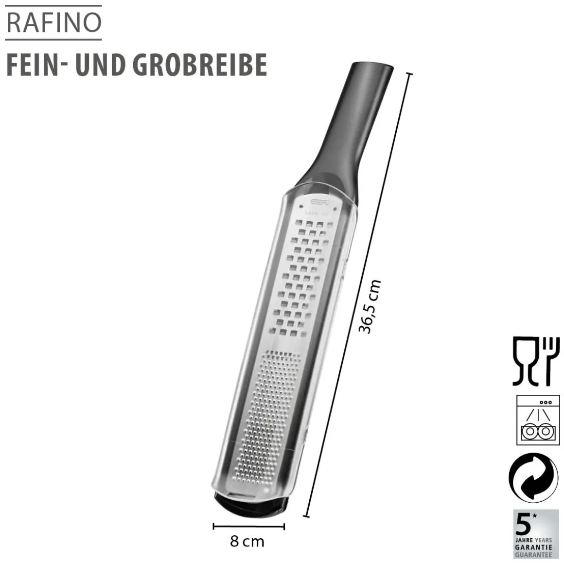 Fein- und Grobreibe RAFINO