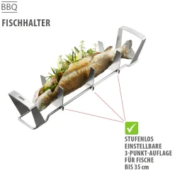 Fischhalter BBQ