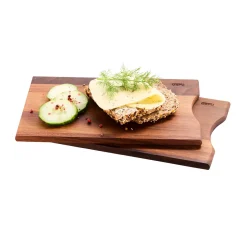 Frühstücksbrettchen ENNO, 2 Stück, Walnussholz