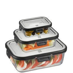 Frischhaltedosen-Set MILO, 3-teilig, rechteckig