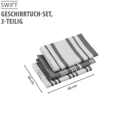 Geschirrtuch-Set SWIFT, 3-teilig