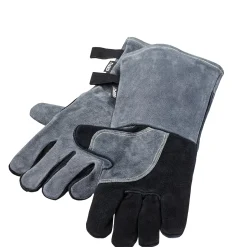 Grillhandschuhe BBQ, Veloursleder