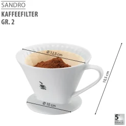 Kaffeefilter SANDRO, Gr. 2