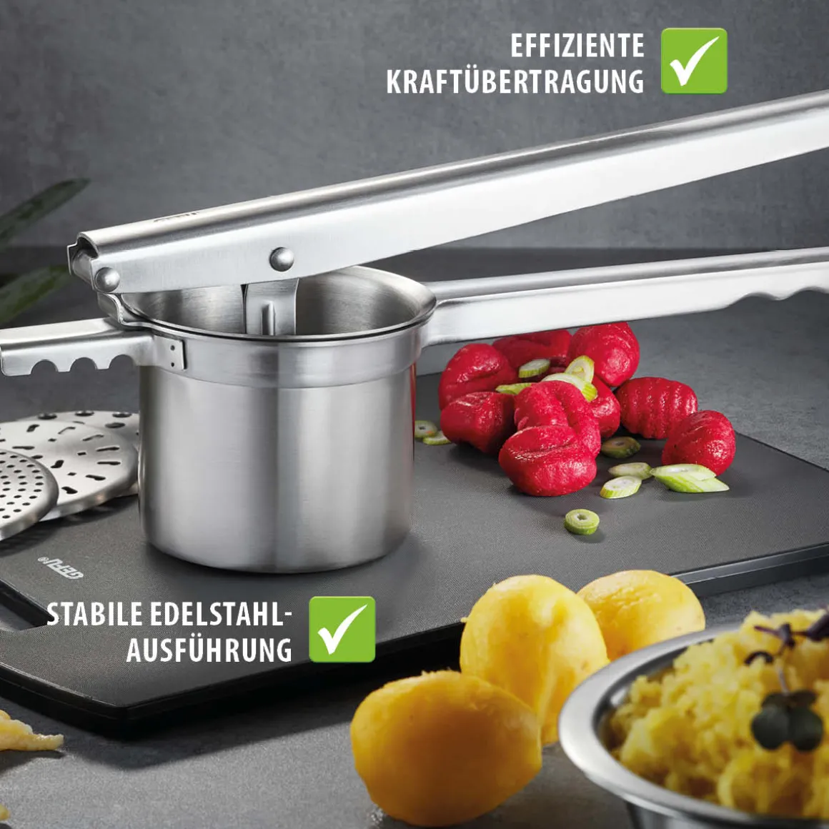 Kartoffel-, Saft- und Spätzlepresse PRENSO