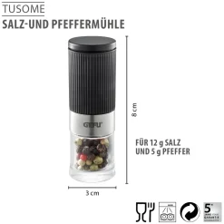 Salz- und Pfeffermühle TUSOME, 2 Stück
