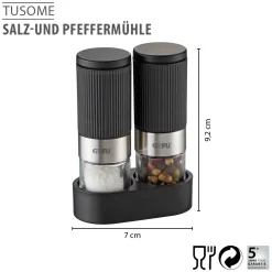 Salz- und Pfeffermühle TUSOME, 2 Stück