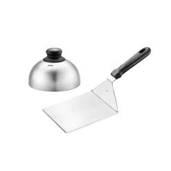 Set: Burger und Schmelzglocke BBQ + Wender BBQ XXL