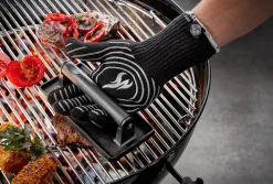 Set: Grillzange BBQ + Grillhandschuh BBQ
