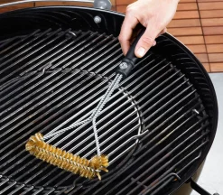 Set: Grillzange BBQ + Triangel-Bürste BBQ