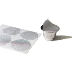 Set: Trichter und Kaffeemaß-Set CONSCIO + 4 Kaffeekapseln CONSCIO + 80 Ersatz-Aroma-Sticker CONSCIO