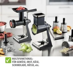 Set: Trommelreibe + Fleischwolfvorsatz TRANSFORMA®