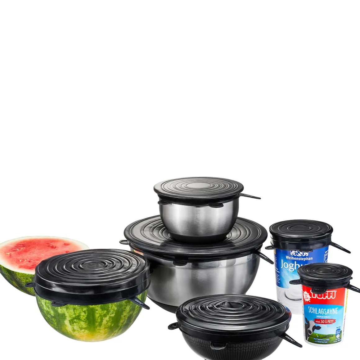 Silikondeckel FLEXIFRESH, 6-teilig