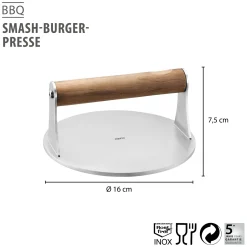 Smash-Burgerpresse BBQ
