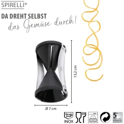Spiralschneider SPIRELLI® inkl. Reinigungsbürste