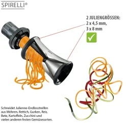 Spiralschneider SPIRELLI® XL inkl. Reinigungsbürste