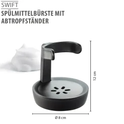Spülmittelbürste mit Abtropfständer SWIFT