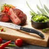 Steakmesser-Set BASCO, 4 Stück in edler Kiefernholz-Box
