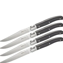Steakmesser-Set BASCO, 4 Stück in edler Kiefernholz-Box