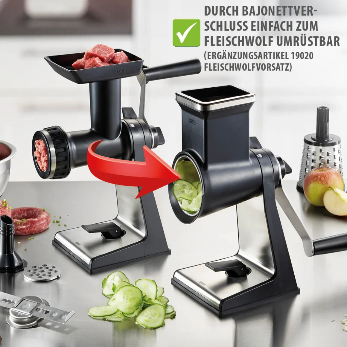 Trommelreibe TRANSFORMA®
