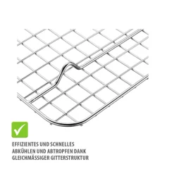 Universalblech mit Abtropfgitter VARIADO, 40,5 cm