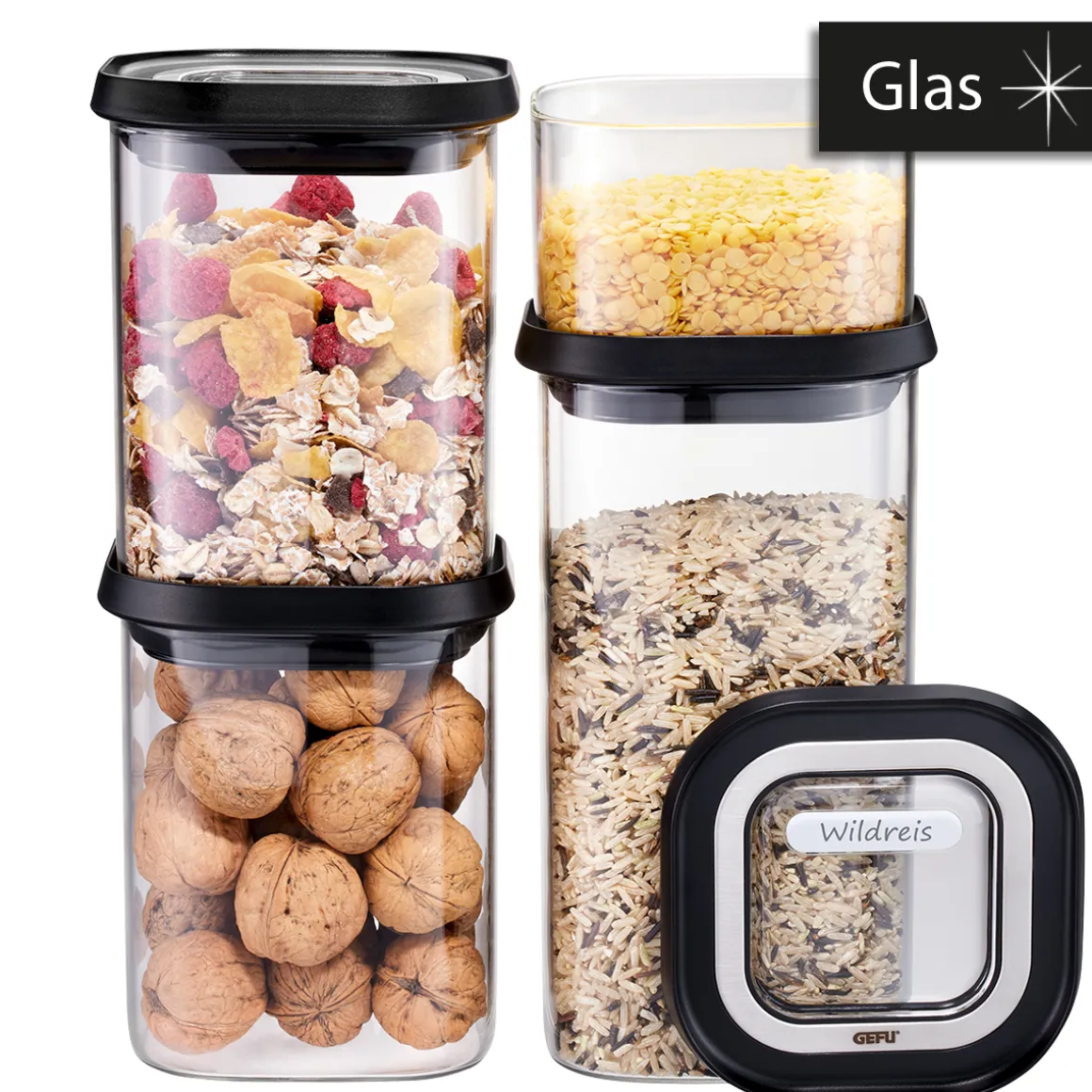 Vorratsdosen-Set PANTRY, 4-teilig