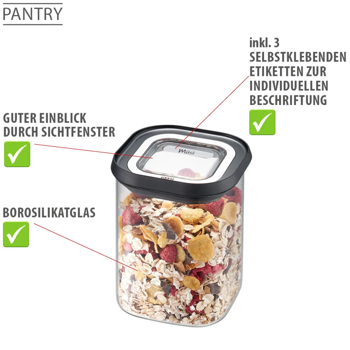 Vorratsdose PANTRY, 900 ml