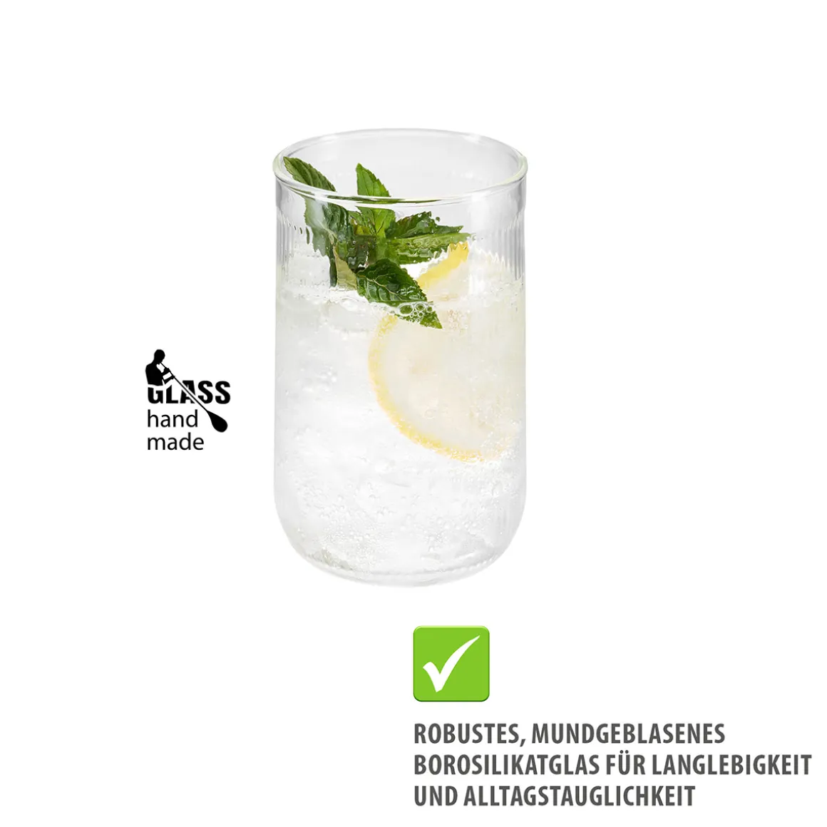 Wasserglas LINOA, 330 ml, 2 Stück