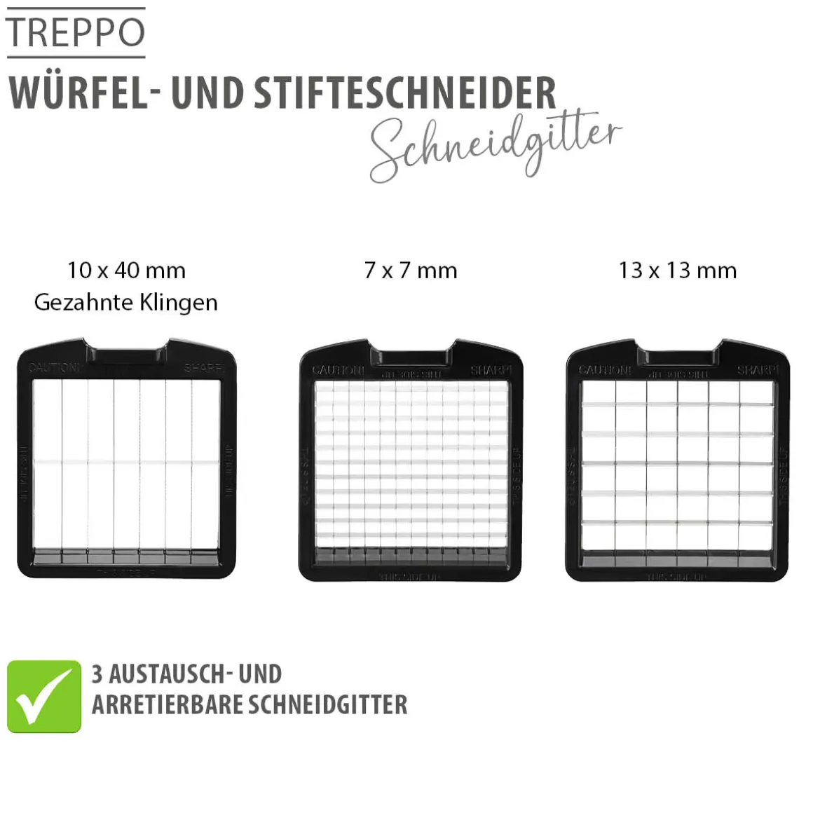 Würfel- und Stifteschneider TREPPO 2.0