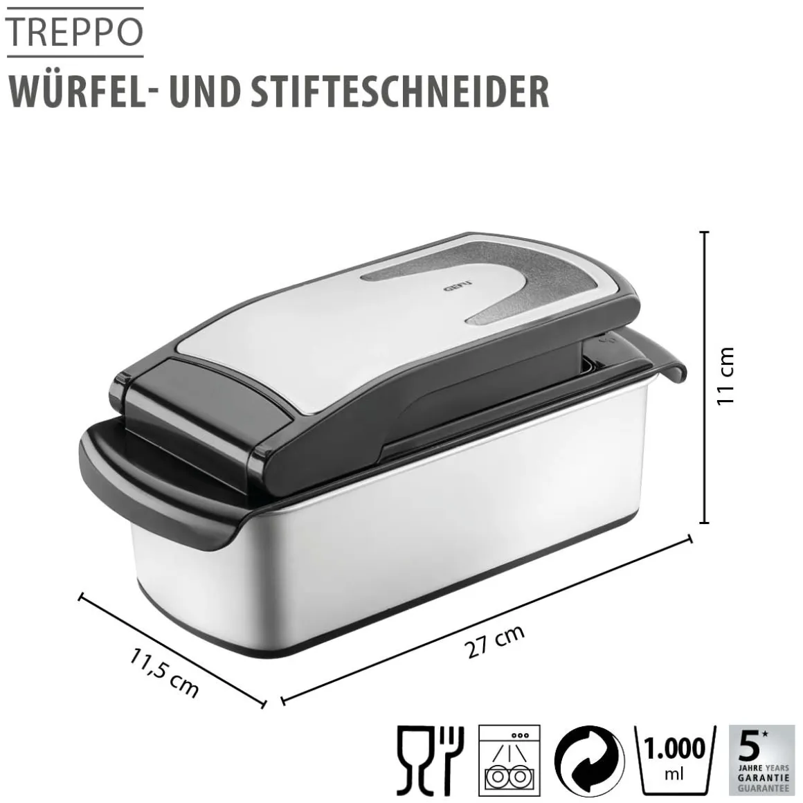 Würfel- und Stifteschneider TREPPO 2.0