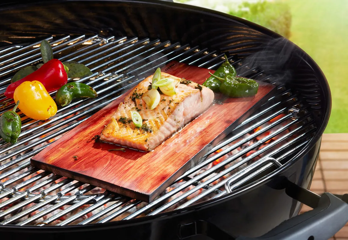 Zedernholz-Grillbretter BBQ, 2 Stück